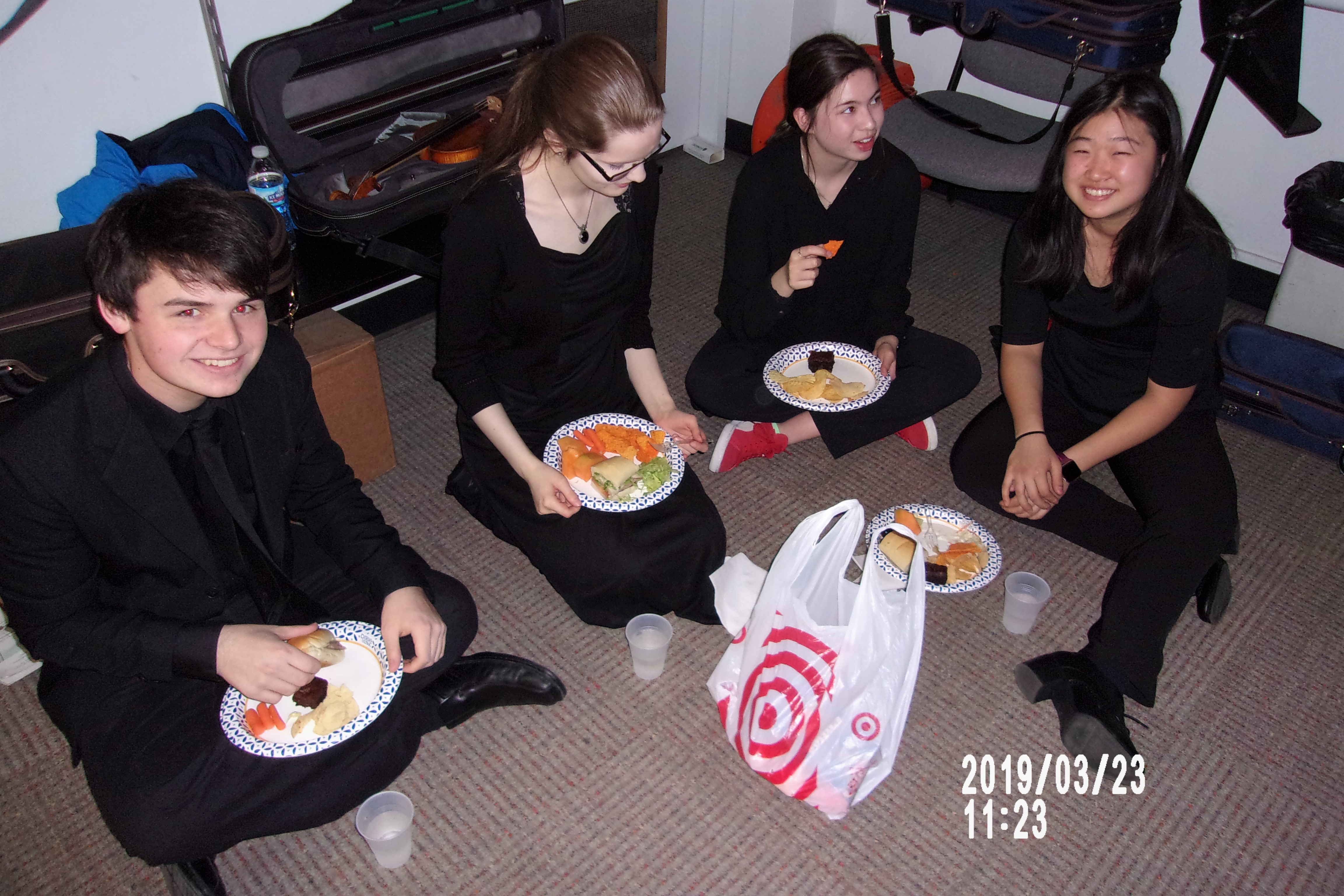 YO Students at SVA Luncheon