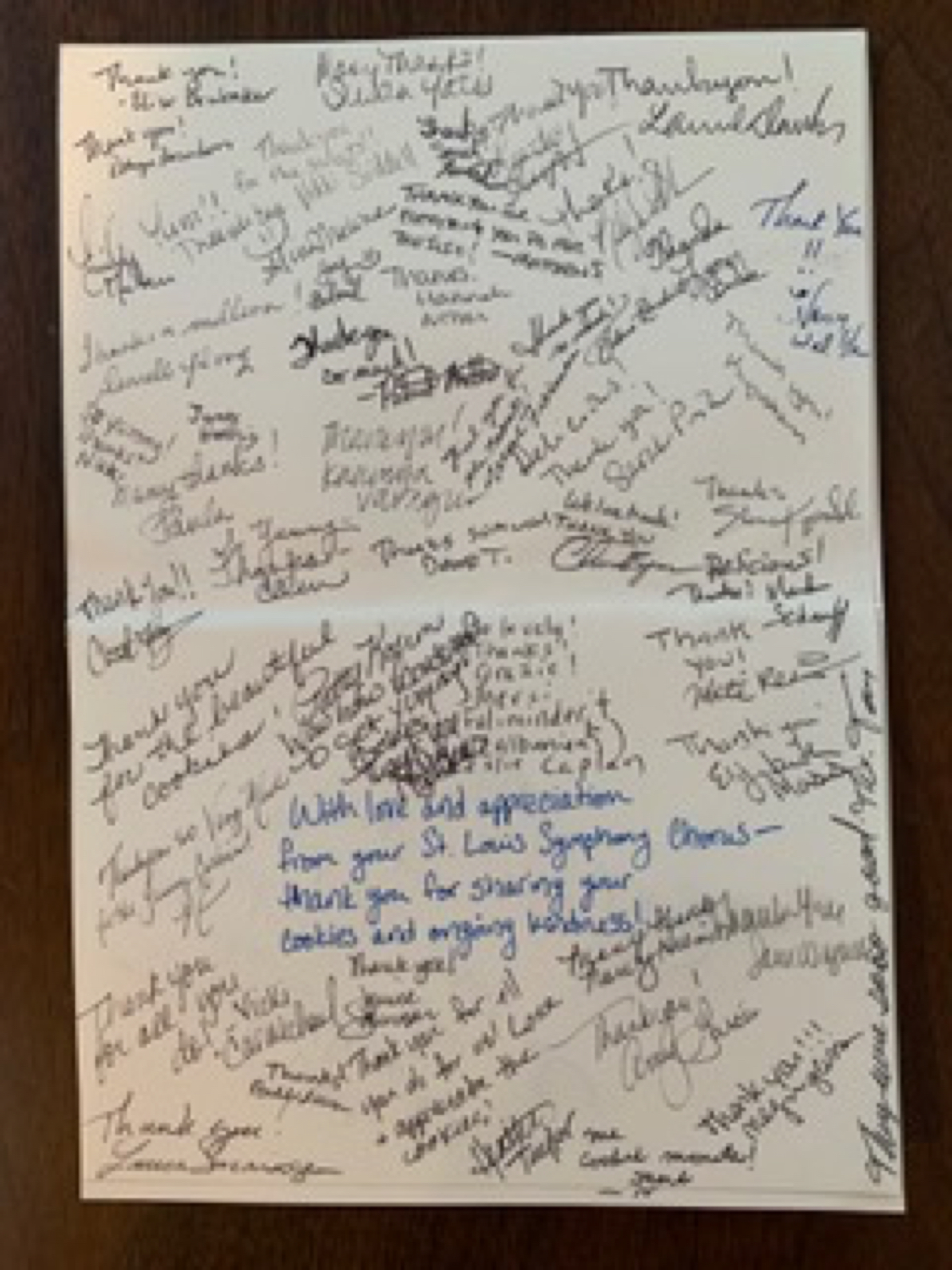 Thank You note