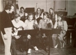 Slatkin working with musicians from the 74/75 Youth Orchestra Slatkin working with musicians from the 74/75 Youth Orchestra